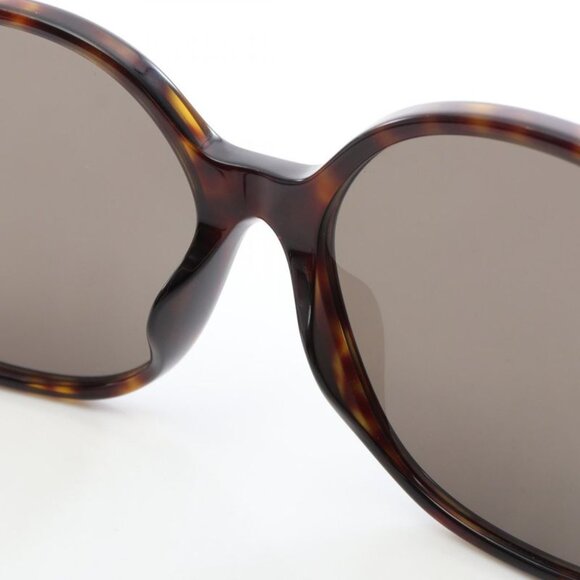Chanel Sunglasses Chain Logo Brown Leather Plastic main image 5